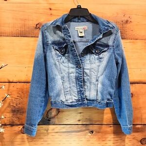 Paris BLUES Denim Blue Jean Jacket Size Medium